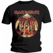 Iron Maiden Unisex majica Powerslave Lightning Circle M
