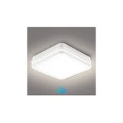 Brilagi - LED spoljašnje svetlo sa senzorom BENE LED/18W/230V 22x22 cm belo IP54