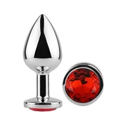 Diamond Butt Plug Medium Red