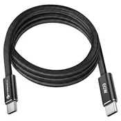 Kabel Forcell - F-Energy, USB-C/USB-C, 60W, 1.2m, crni
