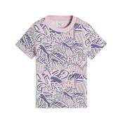 PUMA Essentials Scribble Printed Tee Youth, Shop, Whisp Of Pink, 5-6Y
