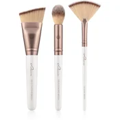 Luvia Cosmetics Highlight & Contour Set set čopičev z etuijem