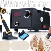 Rosfix Postaja za pirografijo 60W/žgalo lesa z zaslonom Rosfix Black Fenix RBB60W, (21739273)