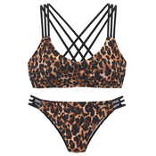 Bruno Banani Bikini rjava/brokat/črna