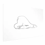 Plakat - Lazy Bear 30x21 Bez okvira s margom