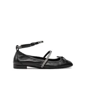 Balerinke Stuart Weitzman Stefannie Balet Flat SI443 Črna