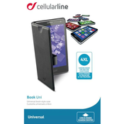 CELLULARLINE univerzalni ovitek (BOOKUNIPHB-UNI XXXXL), črn