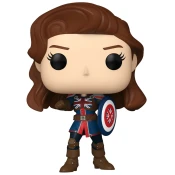 Vinilna figurica Funko Pop! Marvel What If...? - Captain Carter (Special Edition) #1468 s premično glavo
