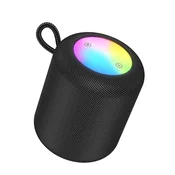 Hoco Brezžični zvočnik z LED-svetilko, 5 W, 3 ure, Hoco HC30, črn