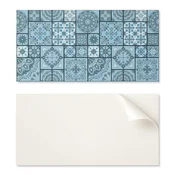 shumee Stenska dekoracija PVC plošča z vzorcem za sobo 100x50 cm geometrijski mozaični vzorci