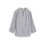 TOM TAILOR Bluza siva/bela