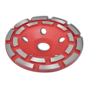 VIDAXL diamantni brusilni disk dvojni 180 mm