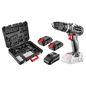 Udarna bušilica bez cetkica Energy+ 18 V, Li-Ion, 13 mm, 2 baterije 2Ah, punjenje baterija, kofer za alat 58G020-SET2