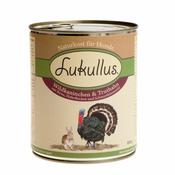 Lukullus hrana za pse DIVJI ZAJEC & PuraN 6 X 800 G