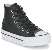 Converse  Visoke superge Chuck Taylor All Star Eva Lift Leather Foundation Hi  Črna