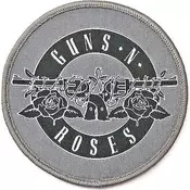 Guns N Roses White Circle Logo Našitek za šivanje