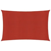 Jedro za zaštitu od sunca 160 g/m2 crveno 4 x 5 m HDPE