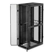 APC NetShelter SX omarica za omrežno opremo Gen2, 48U, 2258H x 750W x 1200D mm, z navpičnimi upravljalniki kablov, črna