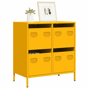 Komoda boja senfa 68x39x73,5 cm hladno valjanog celika