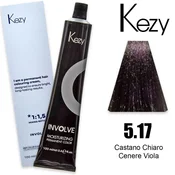 Kezy involve color 100 ml light brown ash purple 5.17