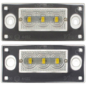 shumee Audi A3 8L 00-03 A4 S4 Avant 99-01 LED luči registrske tablice 2 kosa komplet
