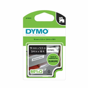 Dymo 16960 (S0718070) D1 19mm x 5.5m crna na bijeloj podlozi specijalni - trajni poliester