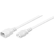 Napajalni kabel C13-C14 0.5m, bel