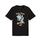 Puma GRAPHIC QUOTE TEE, moška majica, črna 693494