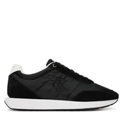 Superge Calvin Klein Retro Runner Lace Up Nylon Mg YW0YW01990 Črna