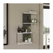 Hanah Home Zidna polica Destan, 65x96x19 cm, Bijela
