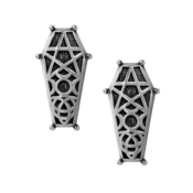 Uhani ALCHEMY GOTHIC - Hex Coffin - E480