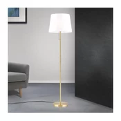 ORION Ludwig tekstilna podna lampa, starinski mesing - Dnevni boravak/blagovaonica - Moderan - bijela - Metal