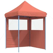 Vidaxl Zabavni šotor Terakota 200 x 200 x 306 cm Oxford tkanina