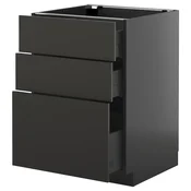 METOD / KNIVSHULT Podni element s 3 ladice