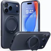Premium ovitek Torras Ostand R Fitness za iPhone 17 Pro Max - navy blue