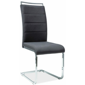CASARREDO Oblazinjen jedilni stol H-441 črna snov