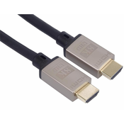 HDMI 2.1 High Speed + Ethernet kabel 8K@60Hz, pozlačen 2 m