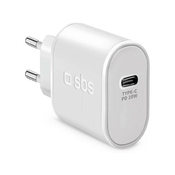 SBS Ultra Fast brzi punjac USB-C, 20W, white, bijeli