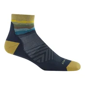 Darn Tough RUN QUARTER ULTRA-LIGHTWEIGHT WITH CUSHION nogavice, skyracer modra (XL)