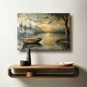 Wallity Dekorativna slika na kaljenom staklu, 60x90cm, Šarena