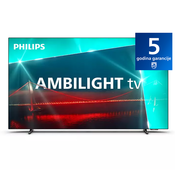Philips Televizor 55OLED718/12 55, Smart, 4K, OLED, UHD, 120Hz, Google, Ambilight, Crni