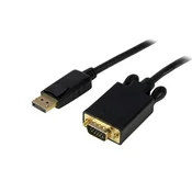 StarTech.com DP2VGAMM15B prilagodnik za video kabel 4,6 m DisplayPort VGA (D-Sub) Crno