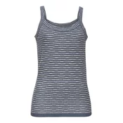 VIVANCE Top z naramnicami modra/bela