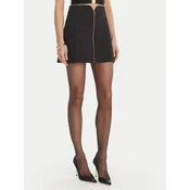 Elisabetta Franchi Midi krilo GO-150-61E2 Črna Regular Fit