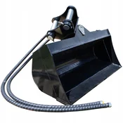OEM Hidravlična Nagibna Žlica 80 cm za Bager 4 T – Fi 45 mm, 130 mm, Cevke, Prašno Barvana