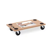 Kreator KRT670001 leseni ploščadni transportni voziček 60x30cm