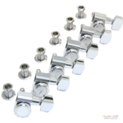 Fender Locking Stratocaster/Telecaster Tuning Machines Brushed Chrome 6 Pack