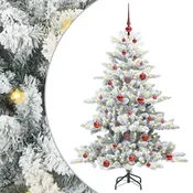 Vidaxl Umetno Zložljivo Božično Drevo with LEDs z stojalom 150cm PVC
