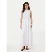 Vila Cocktail obleka Milina 14100341 Bela Regular Fit