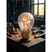 Sinsay - Dekorativna LED lampa u obliku Edison sijalice - pastelno roze